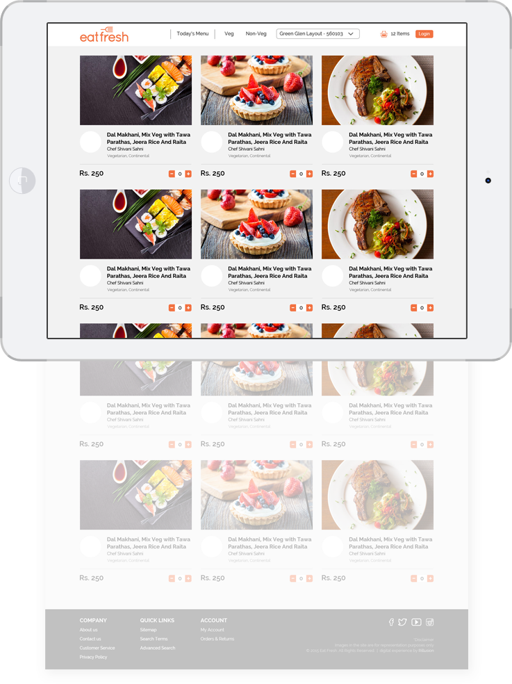 eatfresh UX/UI Design