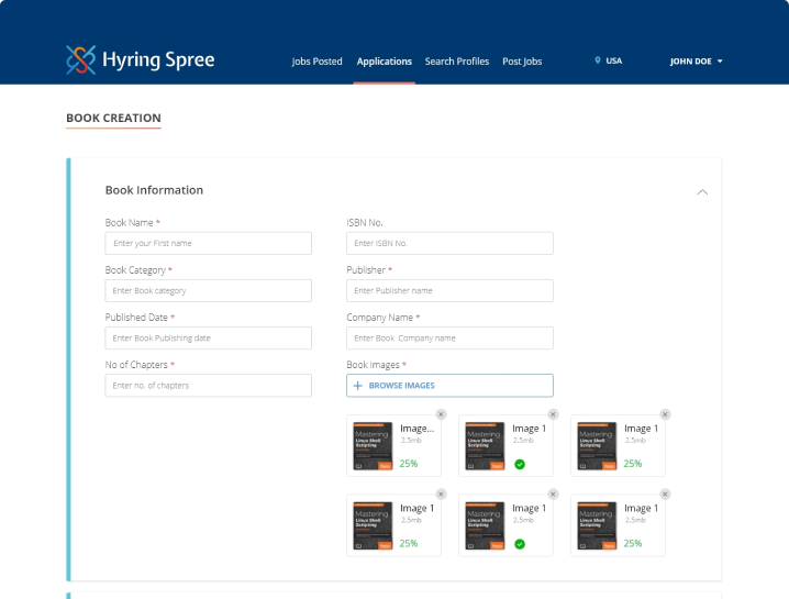 HyringSpree-Bookcreate